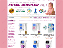 Tablet Screenshot of fetaldoppler.net